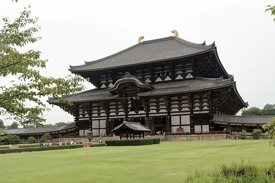 Le bâtiment principal du Tōdai-ji à Nara
