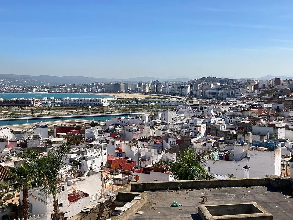 Panorama sur la baie de Tanger
